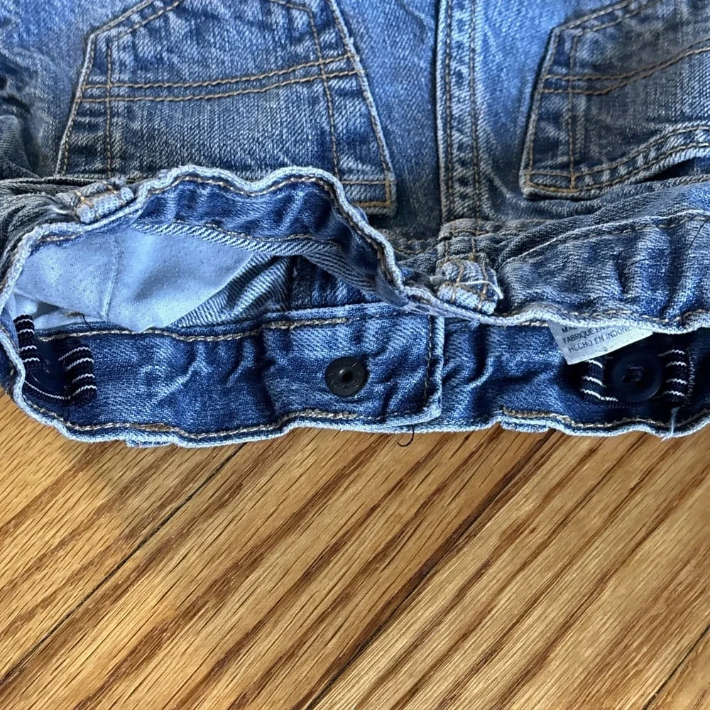 OshKosh B'gosh Toddler Boy's Straight Adjust Waist Jeans Blue‎ Size 18 Month EUC